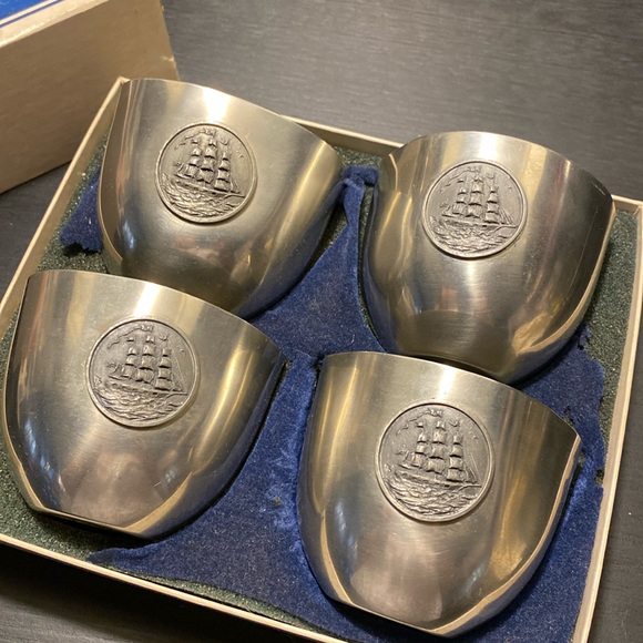Reed & Barton pewter goblets